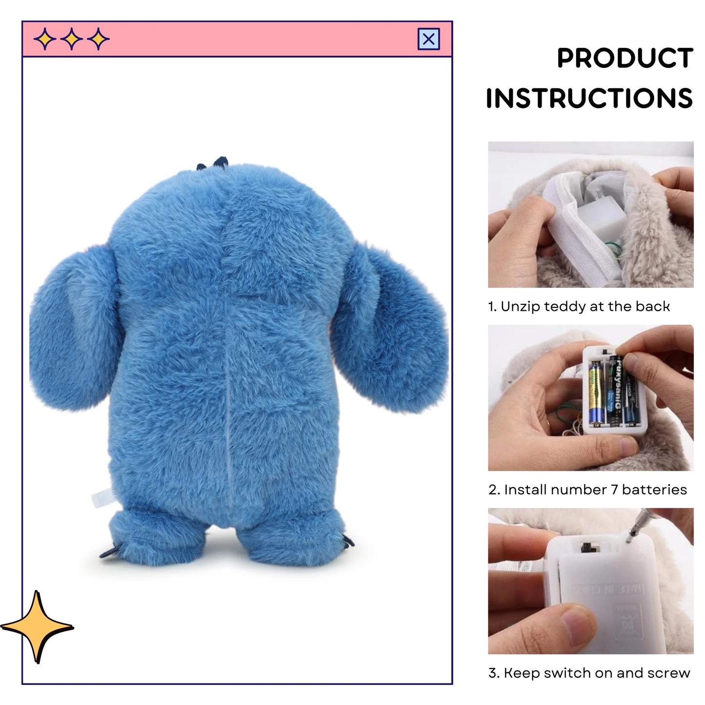 Breathing Stitch Teddy