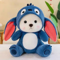 Cute Blue Bunny Teddy Plush Toy with Soft Fur & Gift Aesthetic