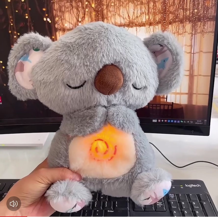 Breathing Koala Soft Toy | Musical & Sensory Cuddle Pillow