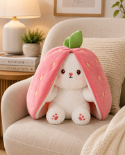 Strawberry Bunny Plush Teddy – Cute Soft Toy for Kids & Gifting