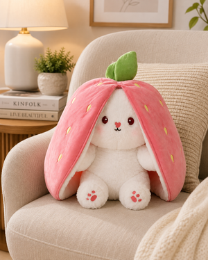 Strawberry Bunny Plush Teddy