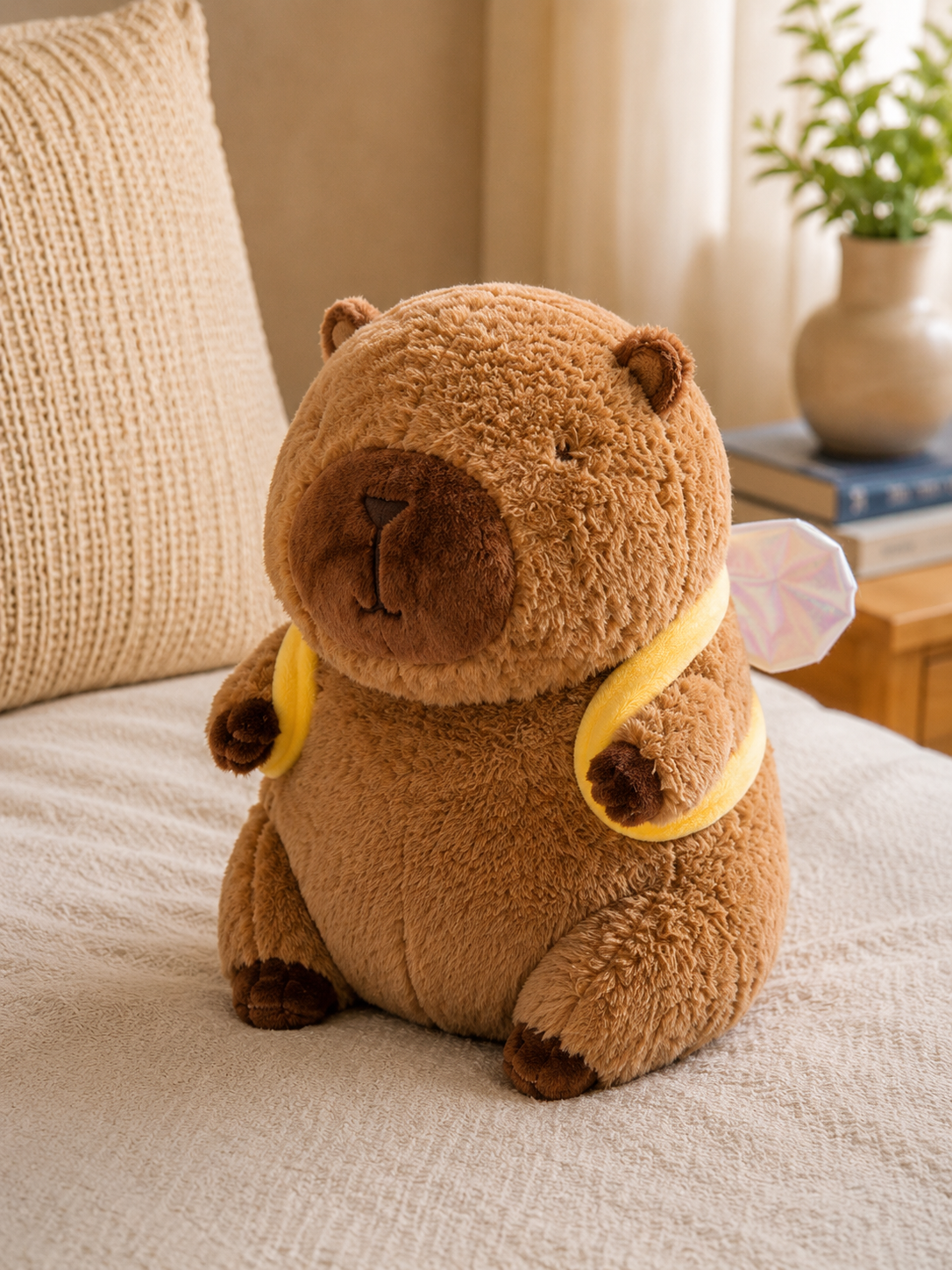 Capybara Bee Bag Plush Teddy