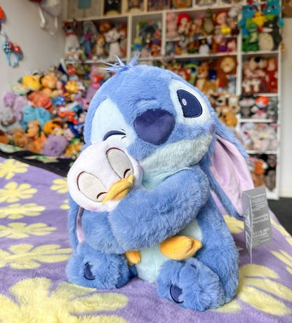 Stitch Hugging Duck Plush