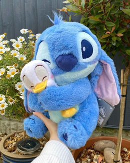 Stitch Hugging Duck Plush – Cute Soft Toy for Kids & Gifting